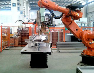 层门板点焊搬运机器人系统